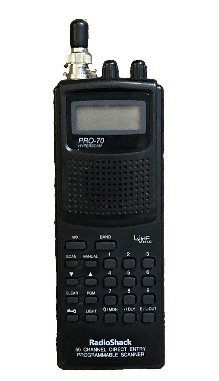 RadioShack PRO-70 Scanner 50 Channel Handheld Portable Receiver Model 20-130